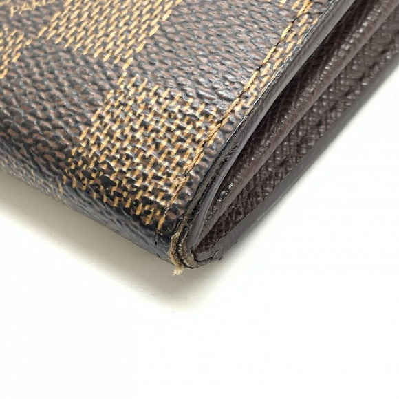 Louis Vuitton Portefeuille Sarah Damier Leather Long Wallet Brown - Picture 5 of 10